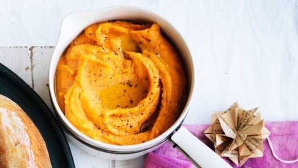 A Christmassy sweet potato side. 