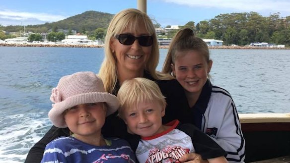 Stephanie King, pictured with her children (left to right) Chloe May, Jacob, and Ella Jane.