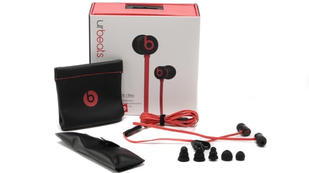 Shiny: real urbeats go for $129.95, come with a carrying pouch and accessories.