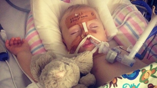 Nine-month old Leo was on a feeding tube for a number of weeks and suffered respiratory problems in the year after he swallowed a button battery.
