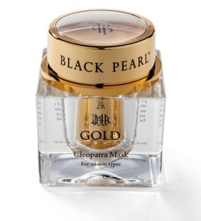 Black Pearl 24K Gold Cleopatra Mask, $2000.