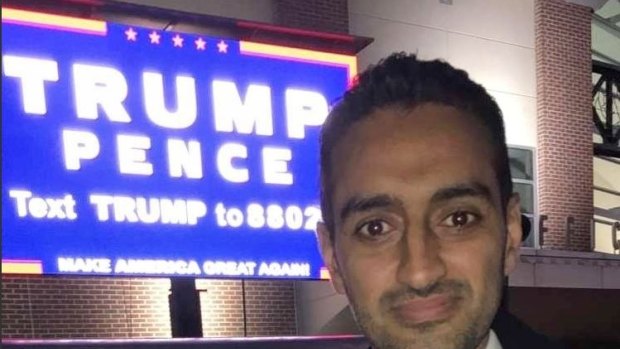 <i>The Project's</i> Waleed Aly is also covering the election for Ten from the US.