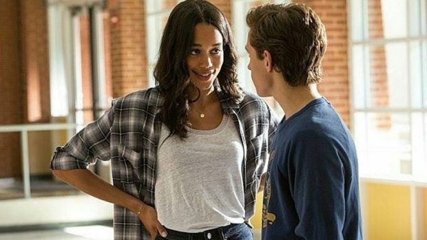 High-school crush: Laura Harrier and Tom Holland.