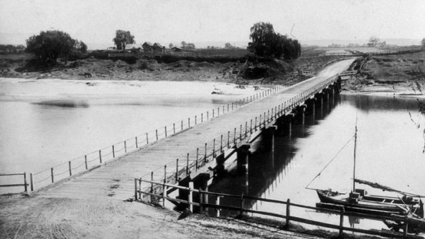 The heritage-listed Windsor Bridge over the Hawkesbury River was constructed in 1874.