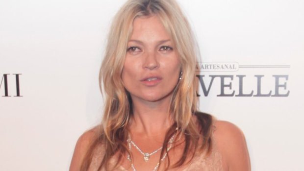 "Disruptive": Kate Moss in April.