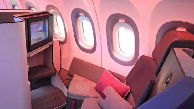 The Settee would be 50 per cent lighter than regular business class seats.