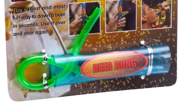 Excessive drinking and swimming should not be mixed - yet City Beach is selling the Beer Bong.