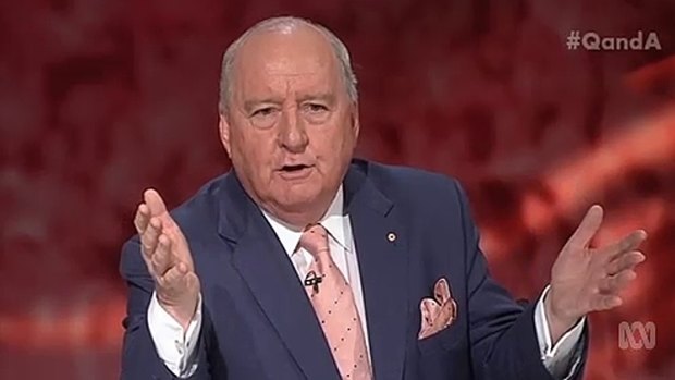 Alan Jones - never short of an opinion, one that's often widely influential.