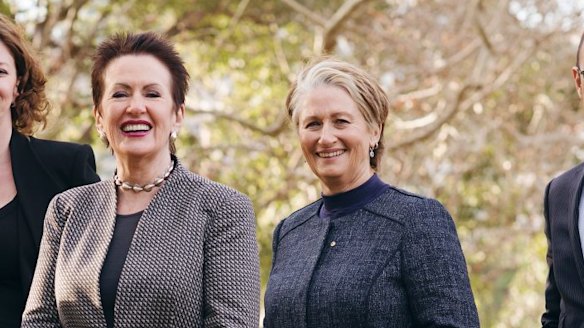 Lord Mayor Clover Mayor with Kerryn Phelps, prior to the September 2016 council elections