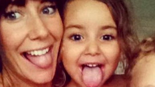 Sally Faulker with her children, Lahela and Noah.