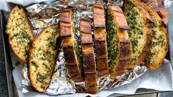 Add some heat to an old classic: Chilli garlic bread.