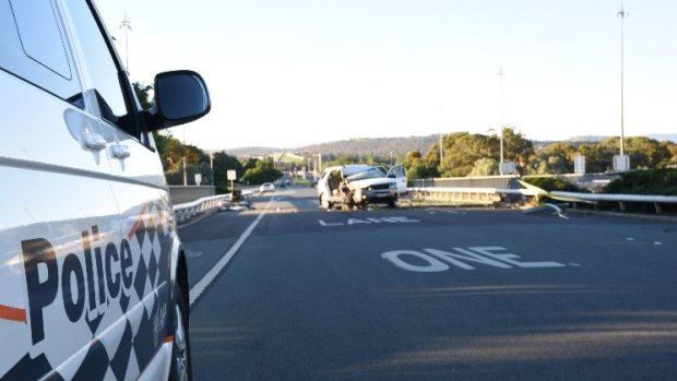 Police are calling for anyone with information about the collision near Commonwealth Bridge to call Crime Stoppers.