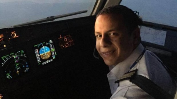 Egyptair first officer Mohamed Mamdouh Ahmed Assem​. 
CNN reports that the pilots have been identified as Mohamed Said Shoukair and Mohamed Mamdouh Ahmed Assem​, according to an official close to the investigation and a security source.