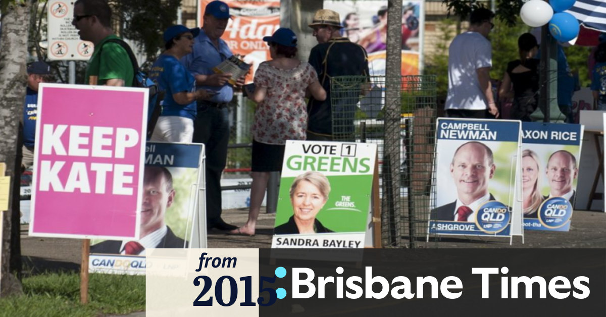 Queensland State Election Unlimited election signs allowed in Brisbane