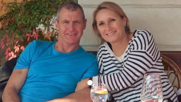Phil Walsh and his wife Meredith. 