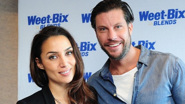 Sam Wood and Snezana Markoski spoke to Fairfax Media at the launch of Weet-Bix Blends on Tuesday in Sydney about their upcoming wedding and house move.