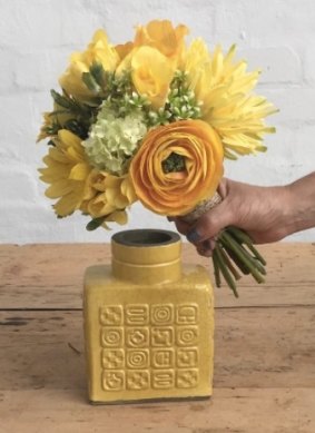 A sunny bouquet can brighten up a room.