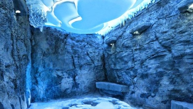 The ice room, which will have snow.