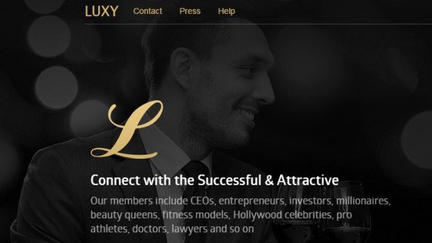 Luxy: self-described as "Tinder without the poor and unattractive people".