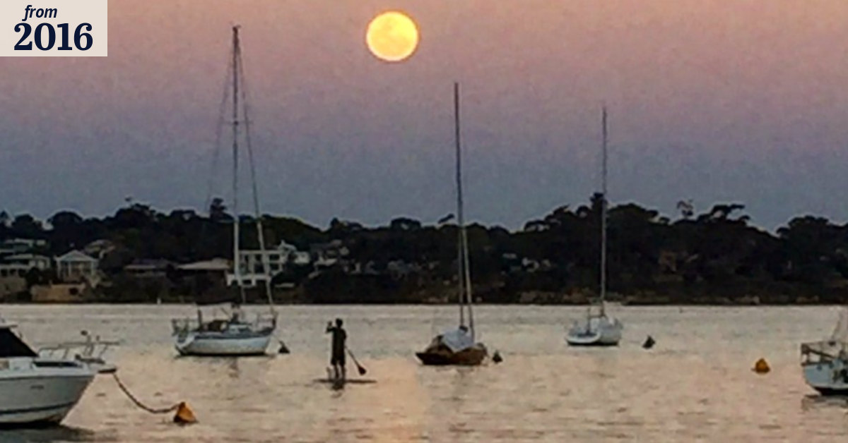 Supermoon shines bright over Perth