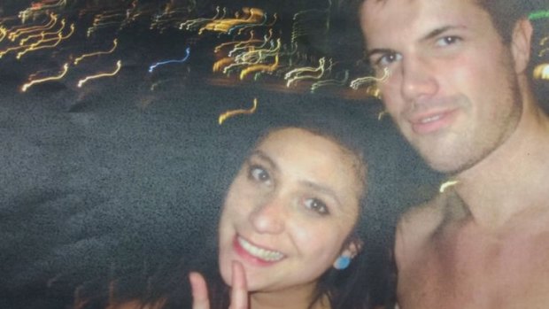 The Supreme Court was shown photos of Mr Tostee and Ms Wright taken on his own phone the night she died.
