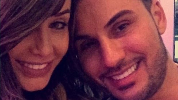 Salim Mehajer and his estranged wife Aysha in a now deleted social media post.