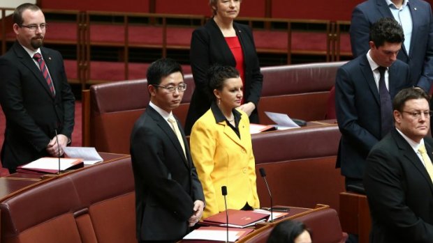 Senators Muir, Wang, Lambie and Lazarus, as well as Senator John Madigan (not pictured) have indicated the need for a committee to look at forming a national anti-corruption body.