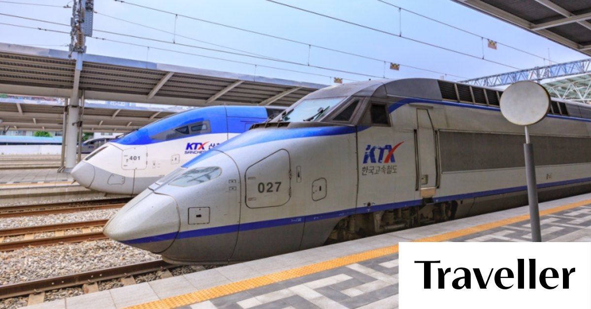 South Korea KTX trains On board the 305 km/h train from Seoul to Busan