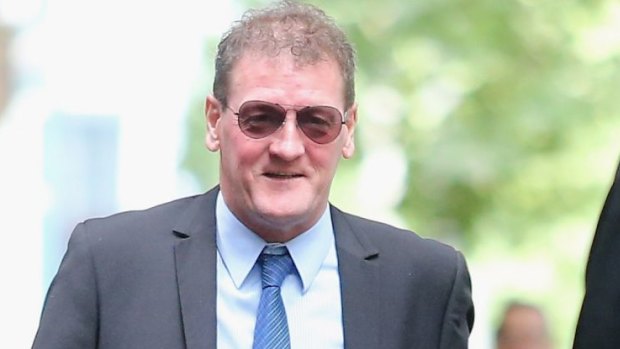 Ricky Nixon arrives at the Court of Appeal on Lonsdale Street on Tuesday.