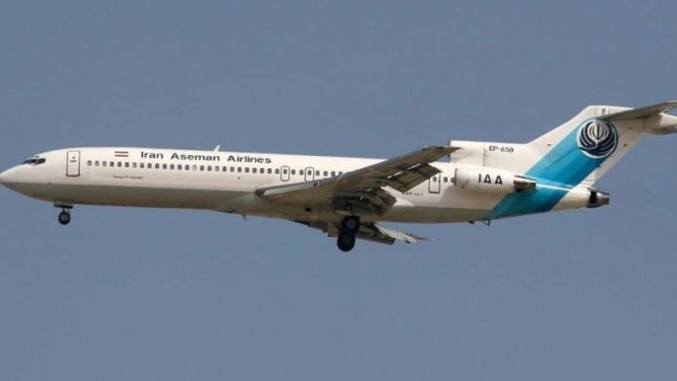 The Boeing 727 was operated by Iran Aseman Airlines.