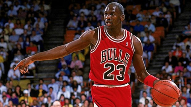 Alpha male: Michael Jordan's testy relationship with coach Doug Collins led to one of them being shown the door.