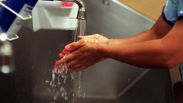 Wash your hand with soap and hot running water to reduce the risk of salmonella bacteria spreading. 