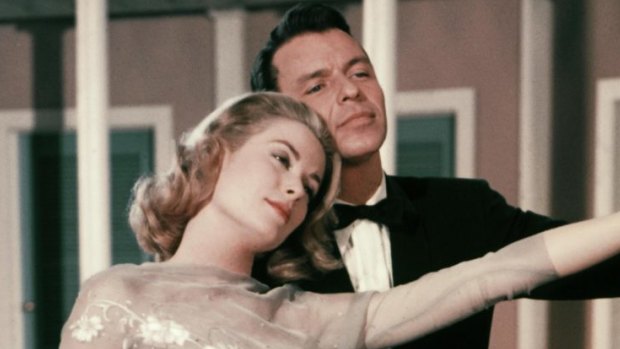 Grace Kelly and Frank Sinatra in High Society.