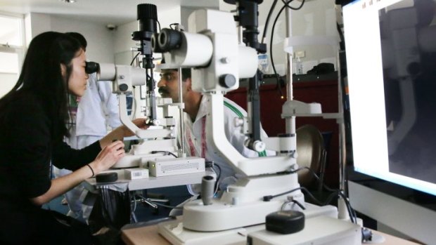 Short-sighted: Optometrists say eye health could decline as a result of Medicare cuts.