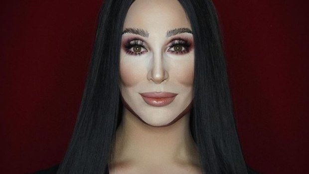 Makeup artist Alexis Stone as Cher.