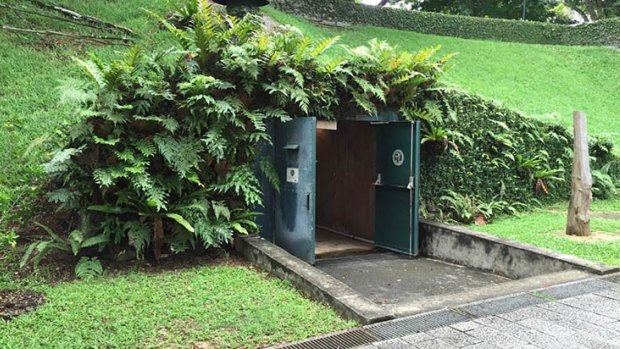  Tunnel to the Battle Box, Fort Canning Park, Singapore.