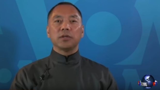 Guo Wengui, aka Miles Kwok: "The vast majority are in Australia. That's our battlefield." 