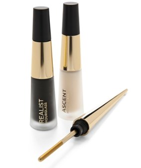 Hourglass Curator Lash Instrument, $114; Hourglass Ascent Lash Extended Wear Primer and Realist Defi ning Mascara, $52 each, mecca.com.au.

