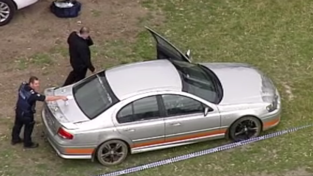 Police investigate after a man was found in the boot of a car at South Morang.