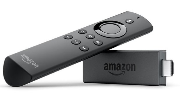 Amazon's tiny Fire TV Stick designed to compete with Google's Chromecast.