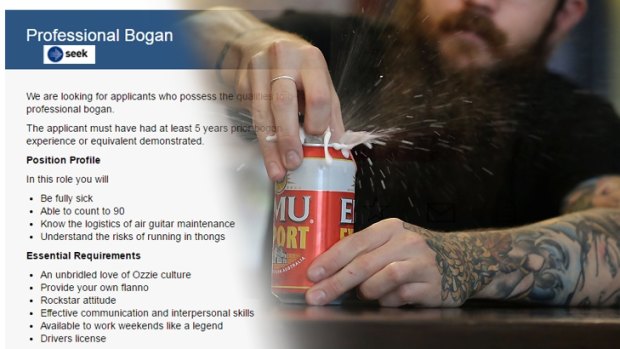 Do you have what it takes to be a professional bogan?