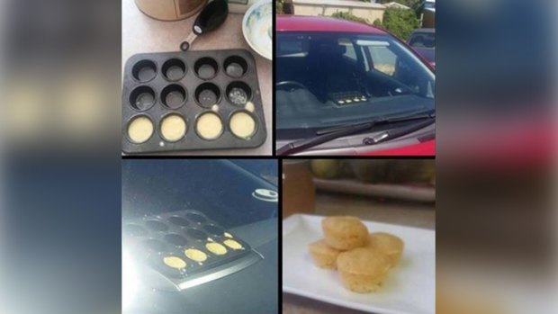 Perth resident Kellie Hill's post about cooking cupcakes in the heat of her parked car has gone viral on social media.
