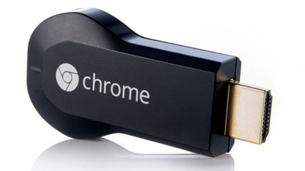 The first-gen Chromecast is difficult to squeeze into a tight spot, especially if your television is wall mounted.