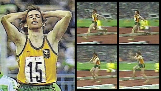 Cruel turnaround: The controversial jump that should have made Ian Campbell the triple jump gold medallist at the Moscow Olympics. 