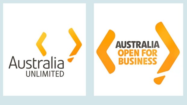 The Austrade logo released in 2010 (left) and the new logo.