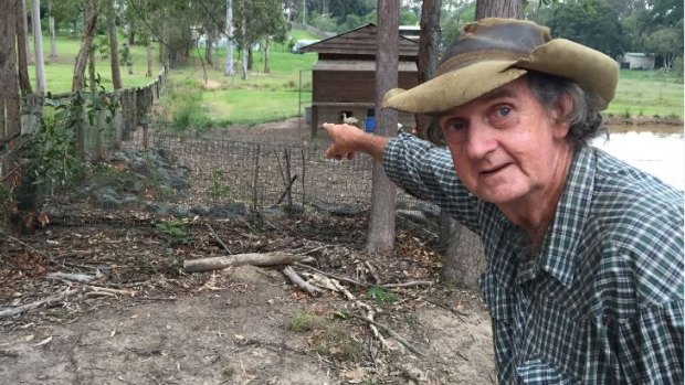 Poison poultry scandal: Long-term Dakabin resident Alan Williams says leaching water must be tested.