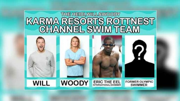 Eric 'The Eel' has officially joined the Hit 92.9 Rottnest Channel Swim team.