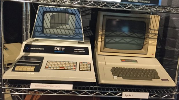 The computer museum's Commodore Pet and Apple II, which championed the personal computing revolution of the 1970s.