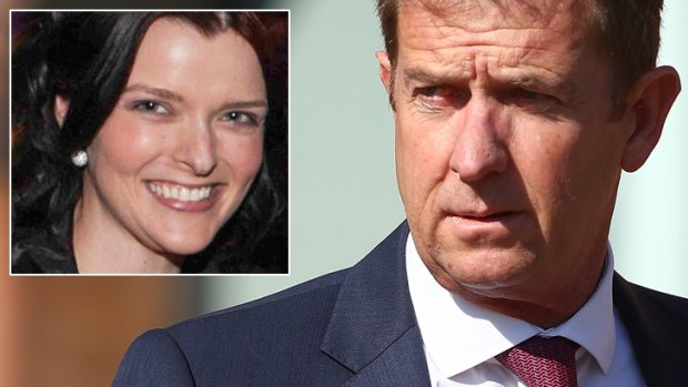 Legal stoush: Amber Harrison and Seven chief executive Tim Worner.