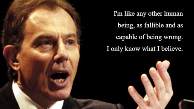 British prime minister Tony Blair at the 20004  labour conference.